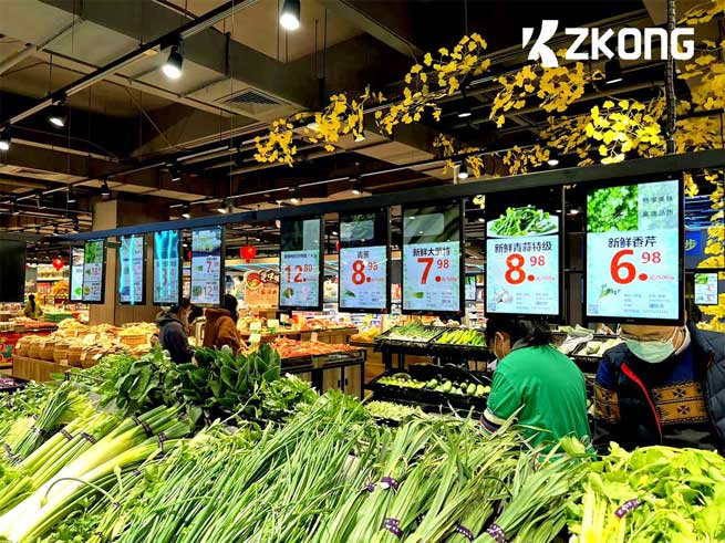 grocery digital signage