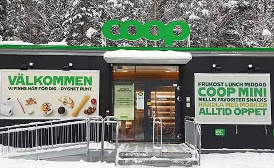 Coop Sweden a lancé le premier magasin sans pilote armé par ZKONG