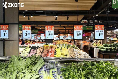 Lehuido Supermarket utilise l'affichage numérique ZKONG pour remplacer les étiquettes de prix traditionnelles